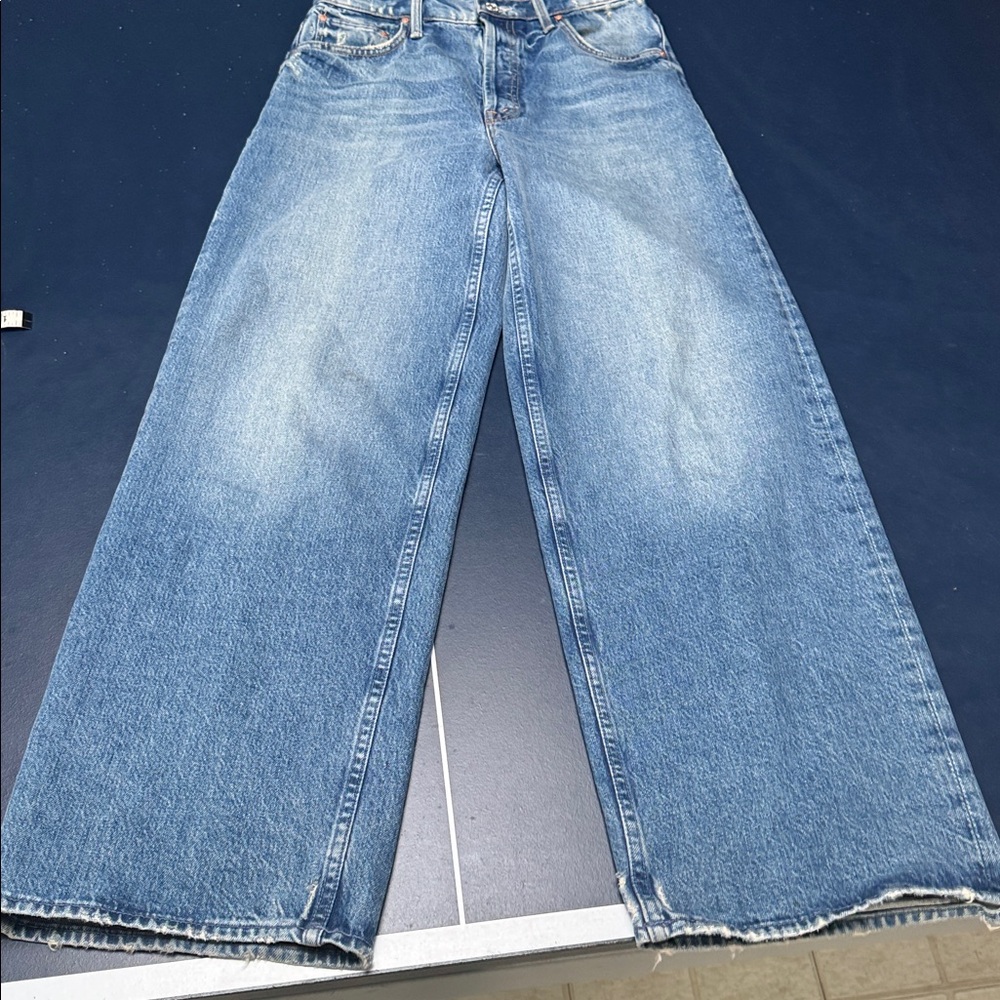 Mother high waisted wide leg jeans 25